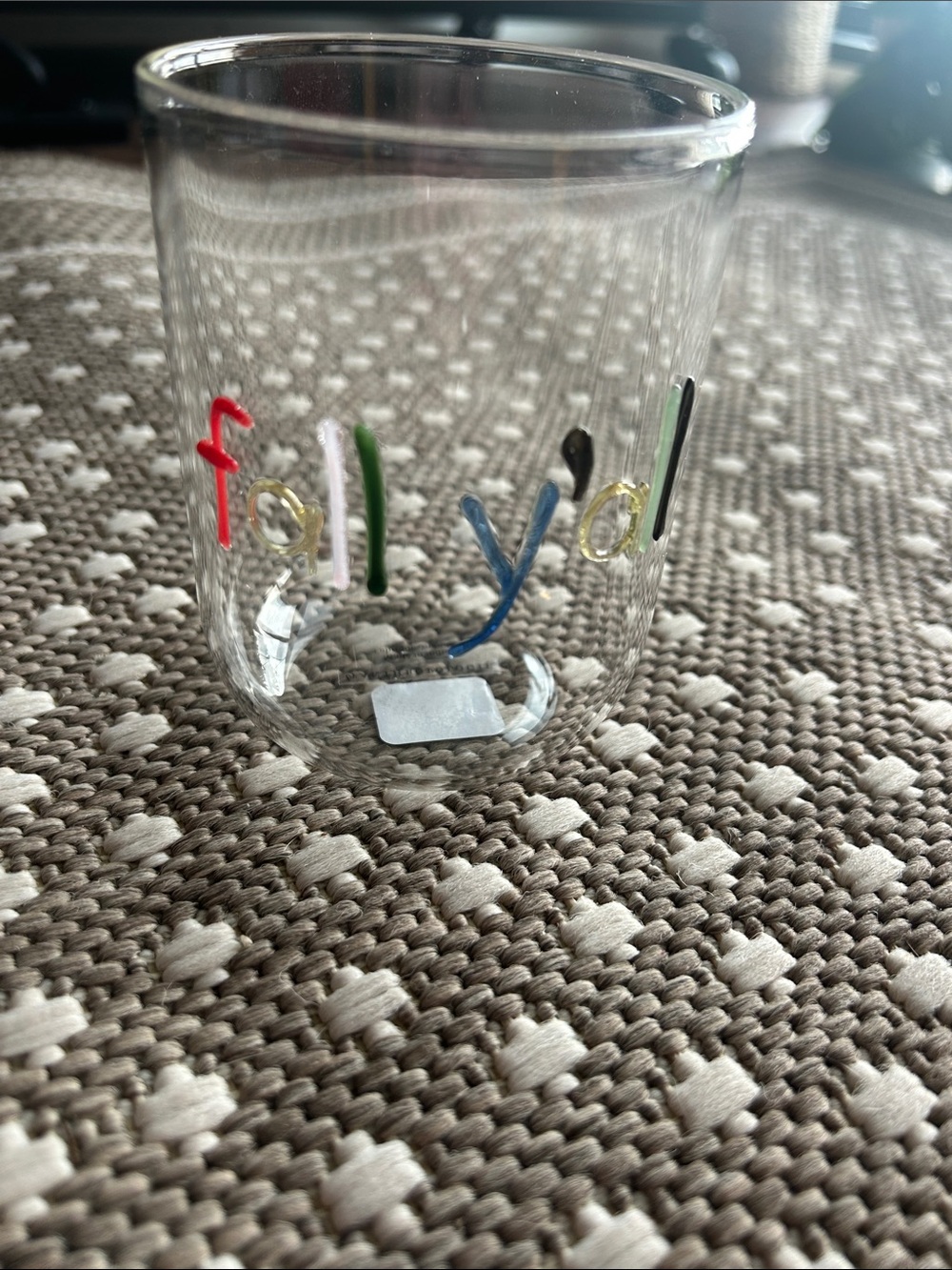 NIB Anthropologie The Love Notes Icon Juice Glass - Picture 2 of 4
